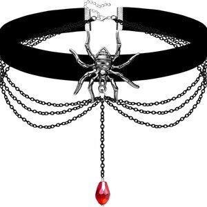 3pcs Black Choker Necklace for Women Black Velvet Choker Set Layered Black Choke